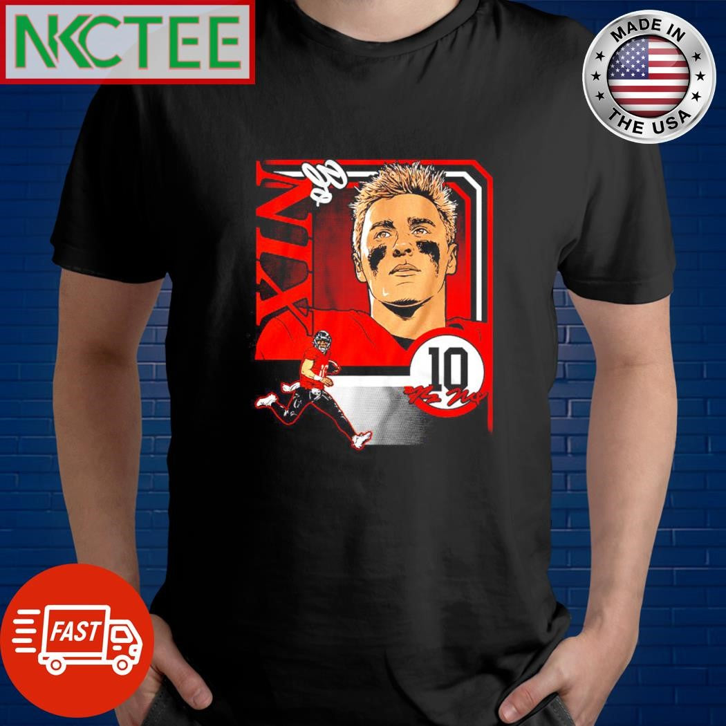 Bo Nix Collage Frame 10 signature shirt Unisex T-shirt, Sweatshirt, Hoodie, Long Sleeve Tee - T-Shirt, Sweatshirt, Hoodie