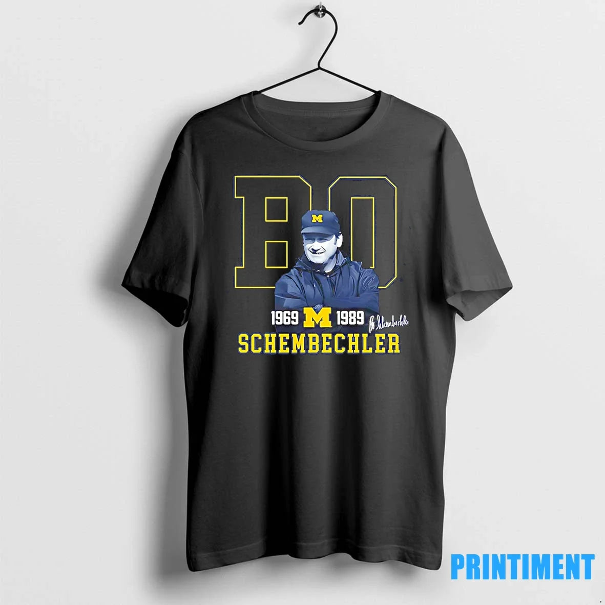 Bo Schembechler Remembrance Michigan Wolverines 1969 1989 Signature Tshirts Sweater Unisex T-shirt, Sweatshirt, Hoodie, Long Sleeve Tee - T-Shirt, Sweatshirt, Hoodie