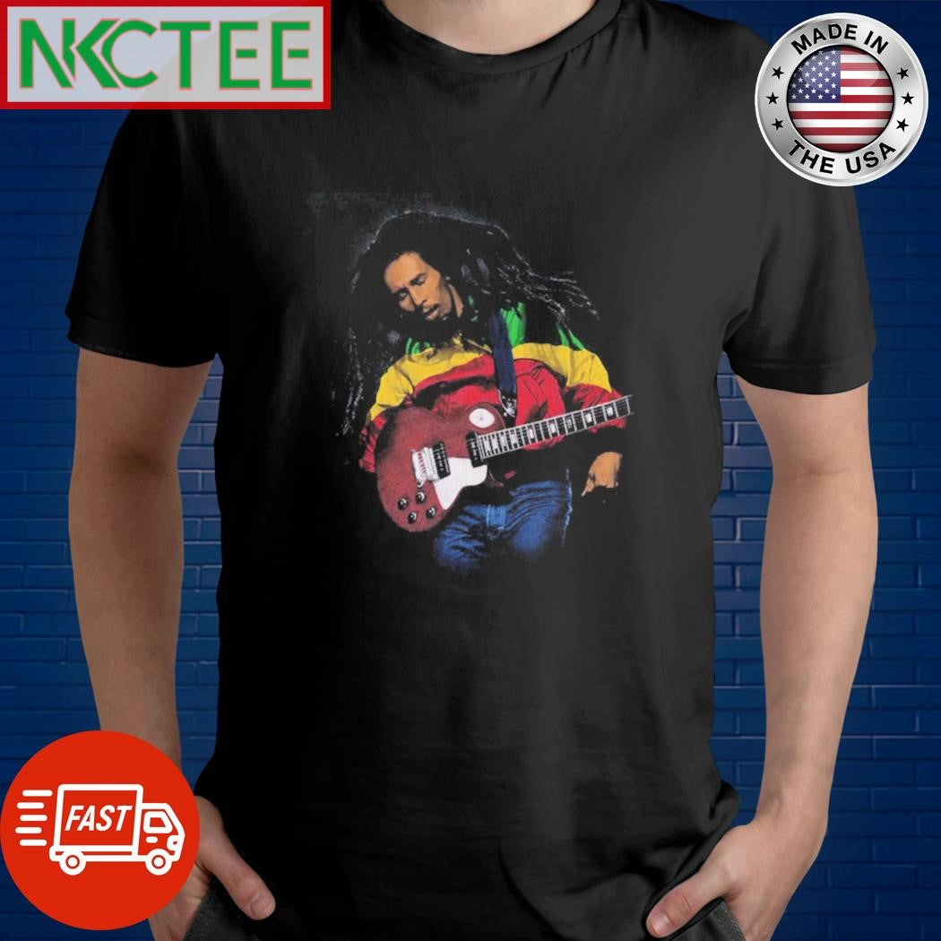 Bob Marley Zion Rootswear guitar shirt Unisex T-shirt, Sweatshirt, Hoodie, Long Sleeve Tee - T-Shirt, Sweatshirt, Hoodie