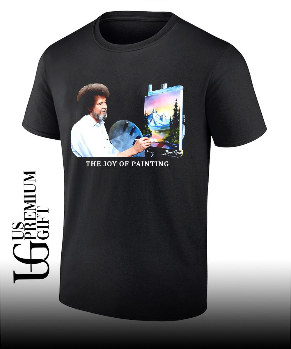 Bob Ross The Joy of painting shirt Unisex T-shirt, Sweatshirt, Hoodie, Long Sleeve Tee - T-Shirt, Sweatshirt, Hoodie