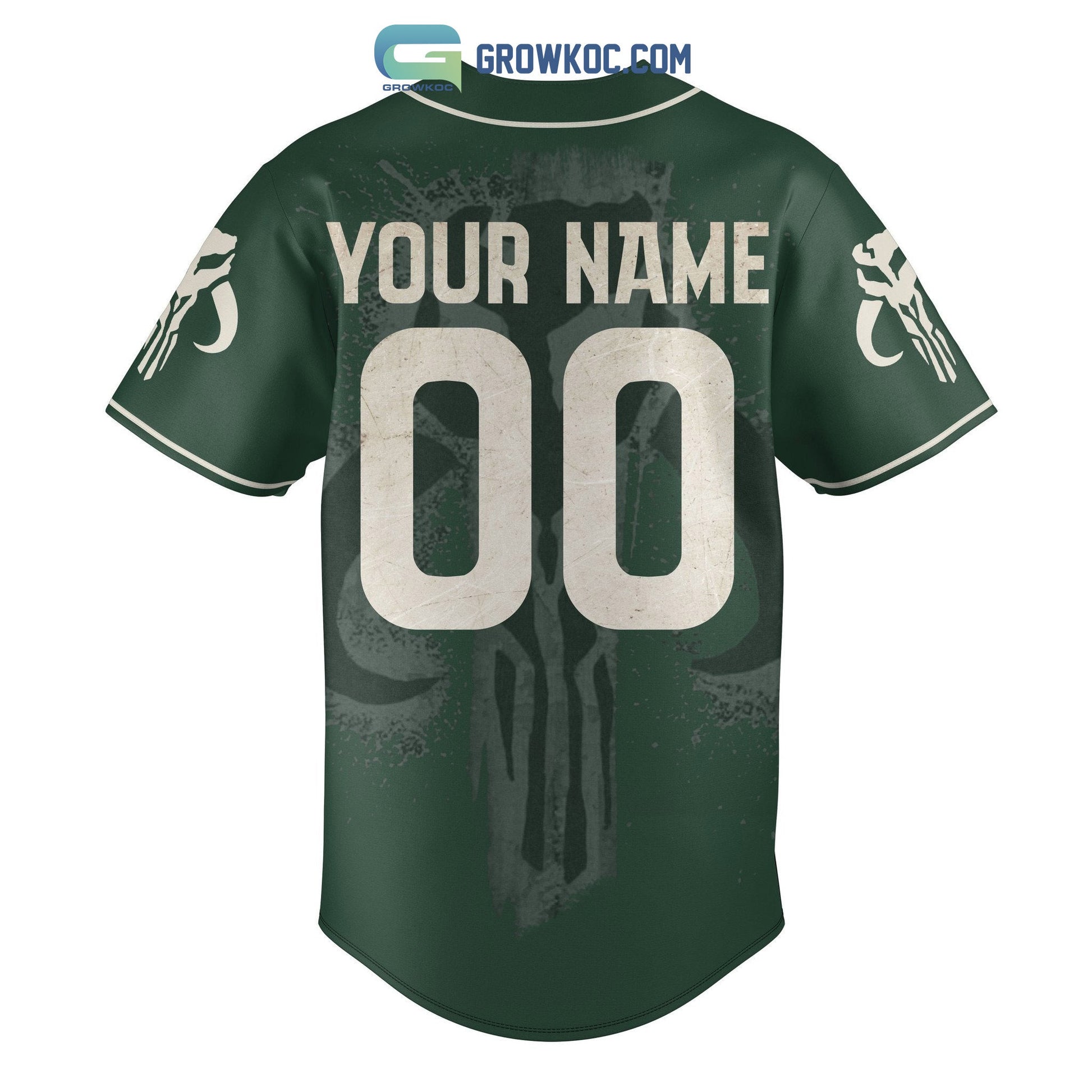 Boba Fett’s Mandalorian Personalized Baseball Jersey baseball jersey product view 3