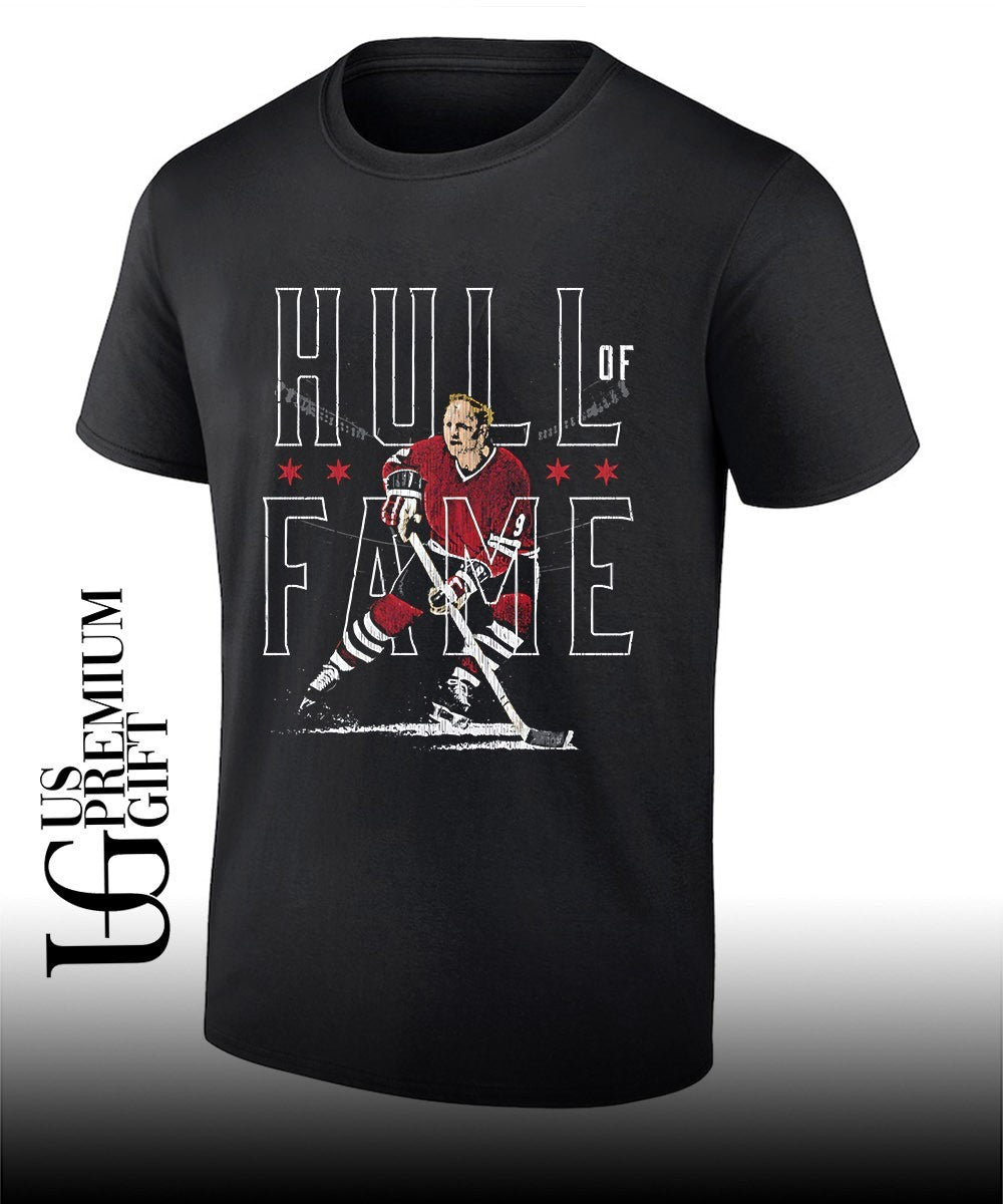 Bobby Hull Chicago Hull Of Fame Chicago Blackhawks hockey signature shirt Unisex T-shirt, Sweatshirt, Hoodie, Long Sleeve Tee - T-Shirt, Sweatshirt, Hoodie