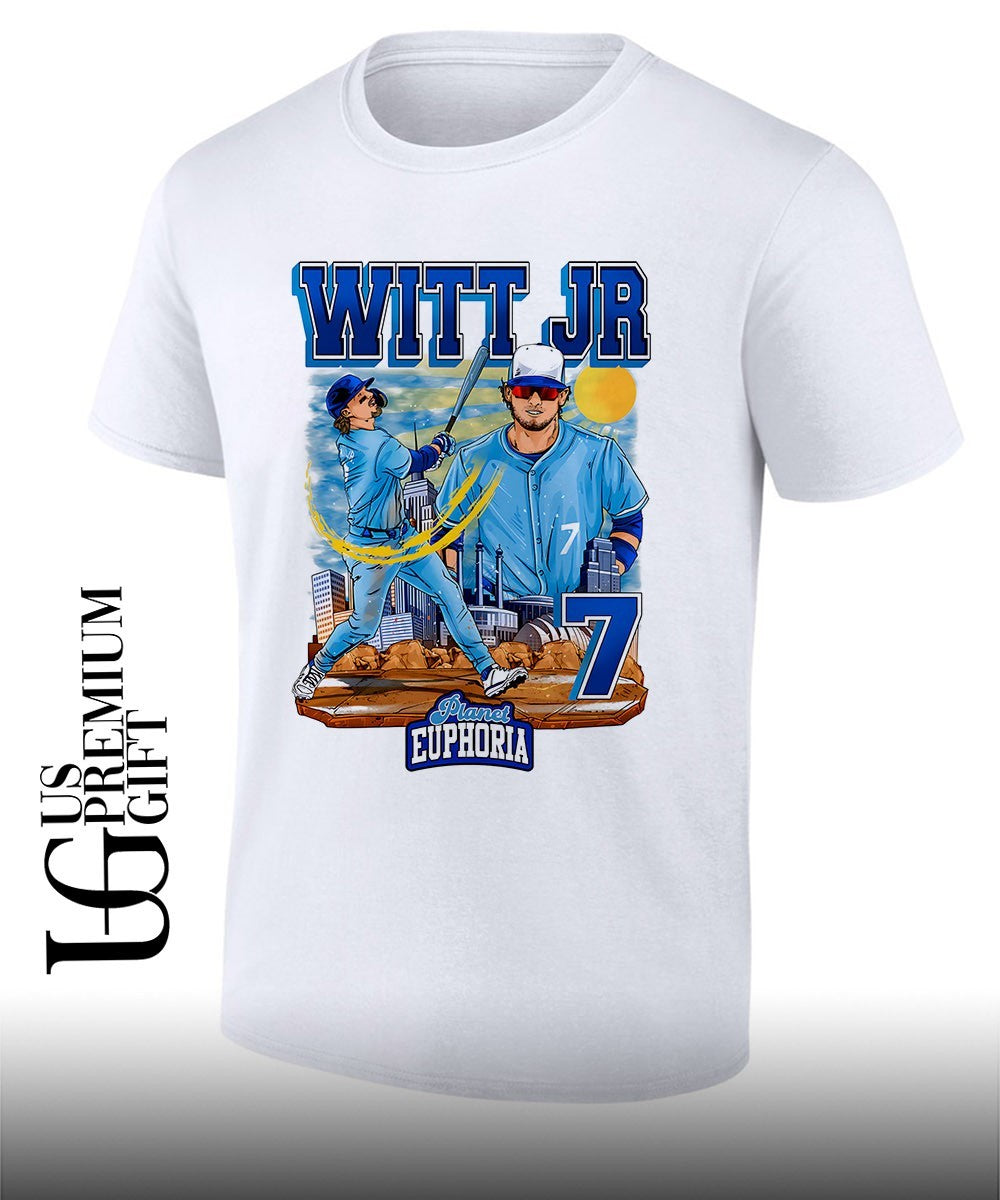 Bobby Witt Jr. Kansas City Royals baseball Planet Euphoria graphic shirt Unisex T-shirt, Sweatshirt, Hoodie, Long Sleeve Tee - T-Shirt, Sweatshirt, Hoodie
