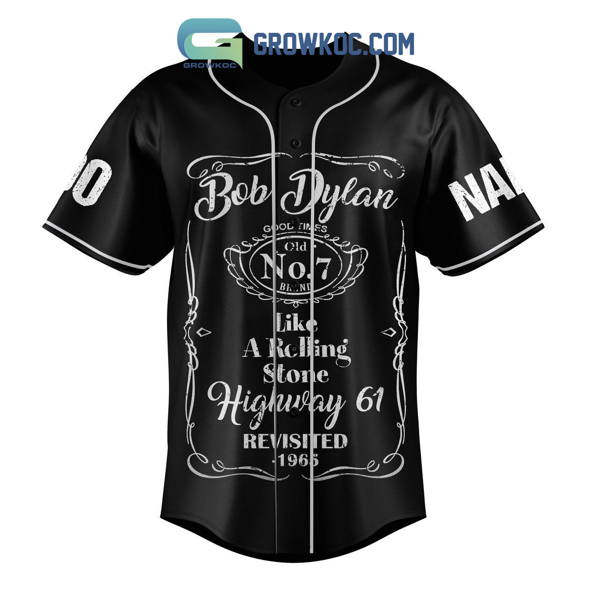 Bod Dylan How Does It Feel Personalized Baseball Jersey baseball jersey product view 2
