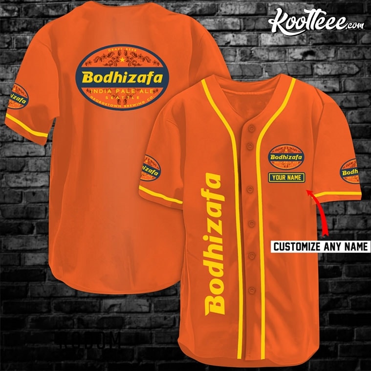 Bodhizafa Beer Custom Baseball Jersey baseball jersey product view 1