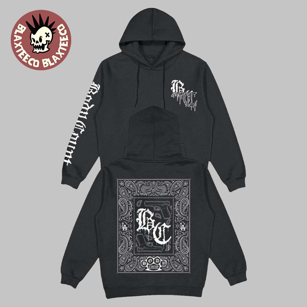 Body Count Cortada Bandana Merch Hoodie Unisex T-shirt, Sweatshirt, Hoodie, Long Sleeve Tee - T-Shirt, Sweatshirt, Hoodie
