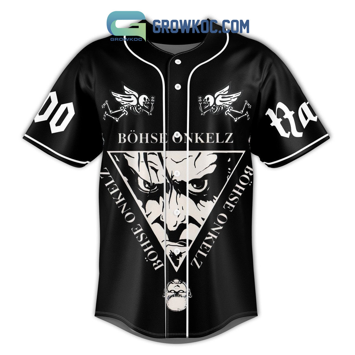 Bohse Onkelz Bohse Furs Leben Werdet Bessere Menschen Personalized Baseball Jersey baseball jersey product view 2