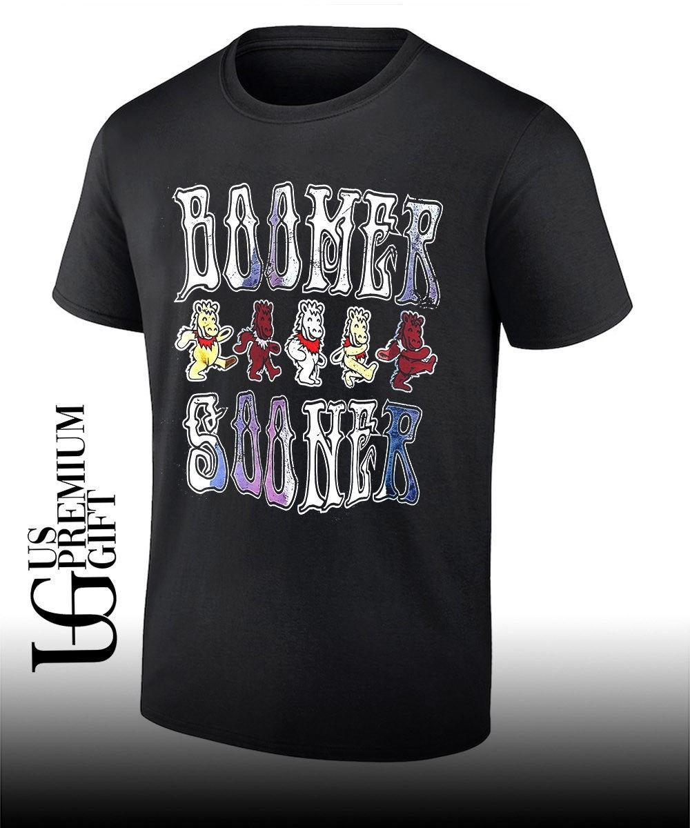 Boomer Sooner Grateful Dead shirt Unisex T-shirt, Sweatshirt, Hoodie, Long Sleeve Tee - T-Shirt, Sweatshirt, Hoodie