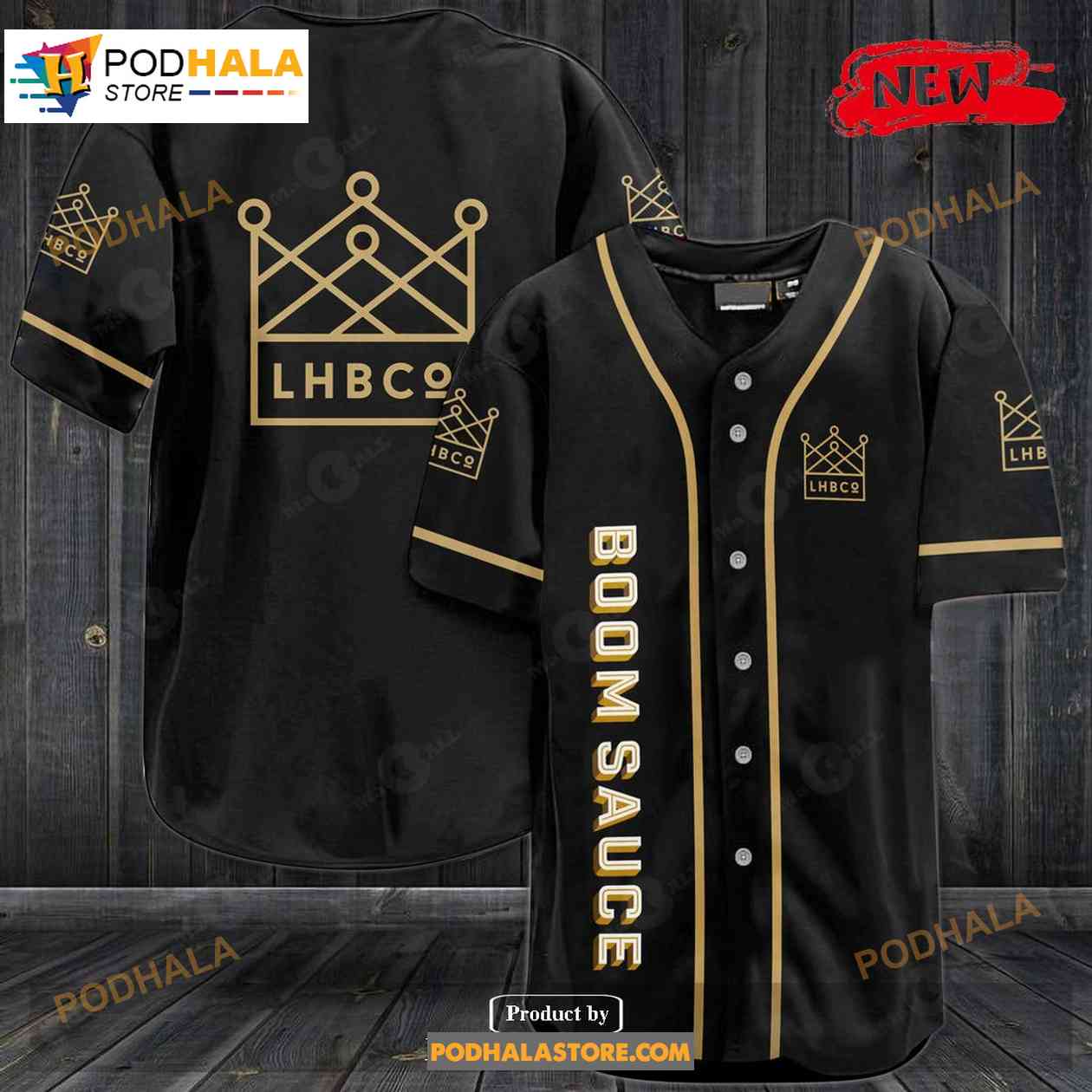 Boomsauce Beer Cheering Baseball Jersey baseball jersey product view 1