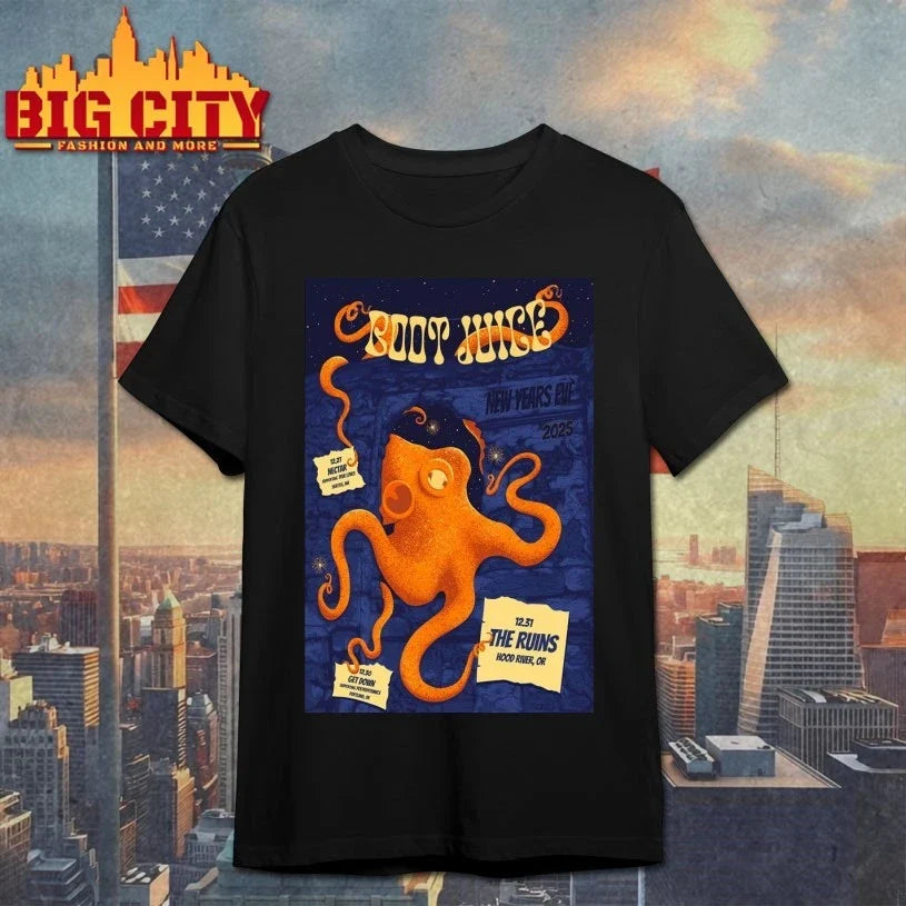 Boot Juice New Years Eve Tour December 2025 Poster shirt Unisex T-shirt, Sweatshirt, Hoodie, Long Sleeve Tee - T-Shirt, Sweatshirt, Hoodie