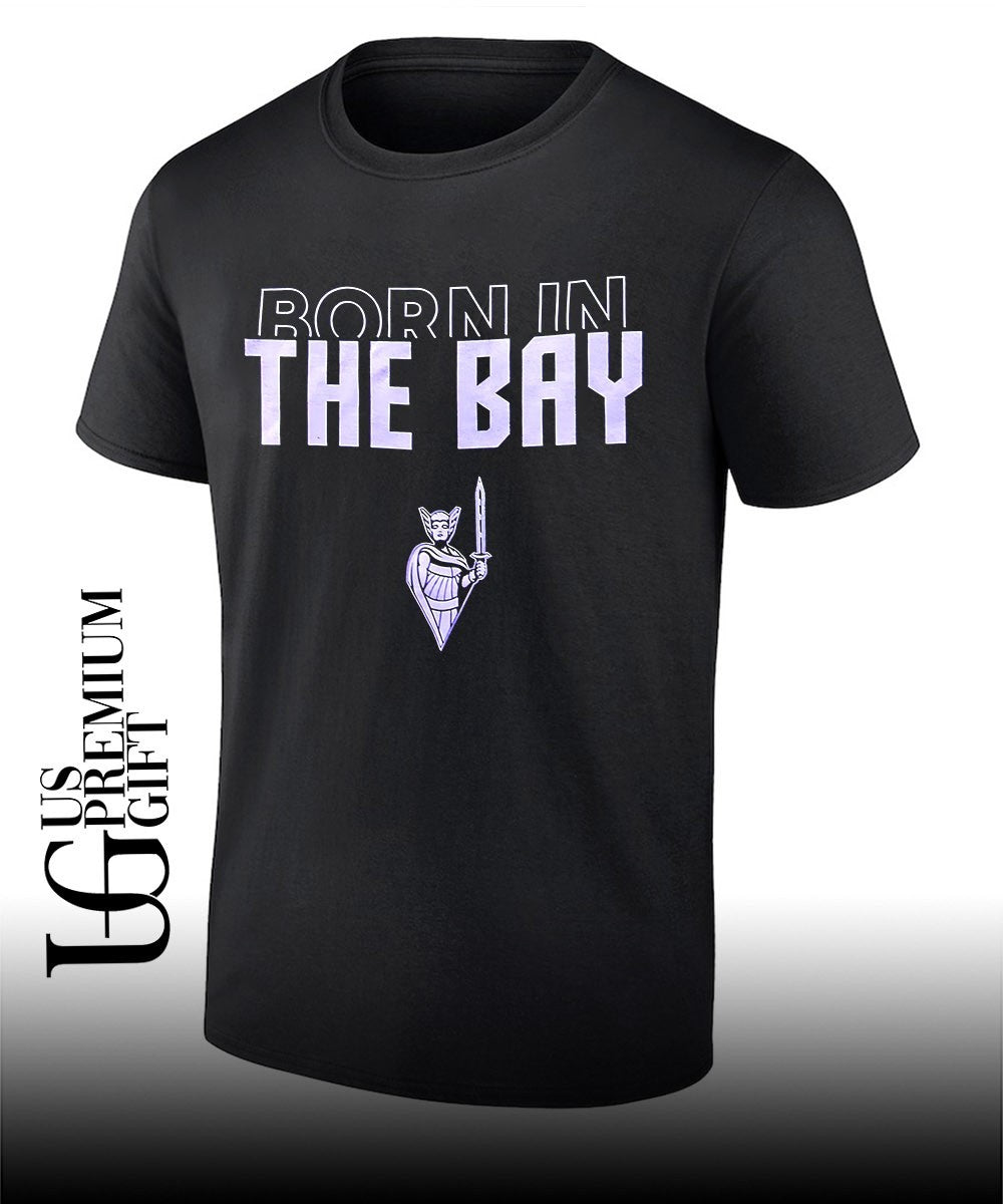 Born In The Bay Golden State Valkyries NBA Playoffs 2026 shirt Unisex T-shirt, Sweatshirt, Hoodie, Long Sleeve Tee - T-Shirt, Sweatshirt, Hoodie