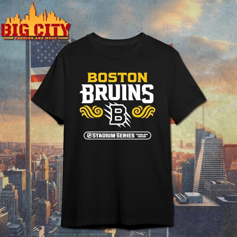 Boston Bruins 2026 NHL Stadium Series 2026 shirt Unisex T-shirt, Sweatshirt, Hoodie, Long Sleeve Tee - T-Shirt, Sweatshirt, Hoodie