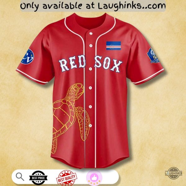 Boston Red Sox Cabo Verde Celebration Jersey Giveaway 30 August 2025 baseball jersey product view 1