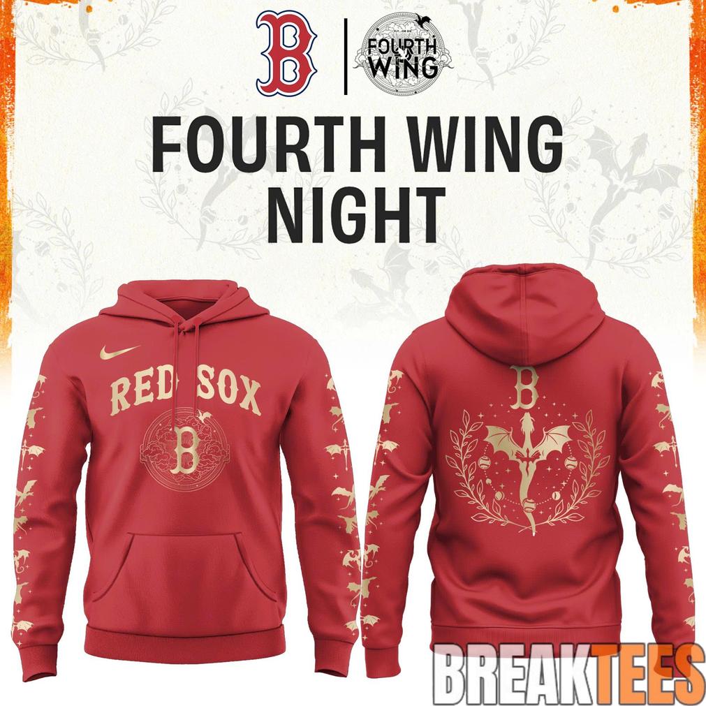 Boston Red Sox Fourth Wings Night 2026 Limited Hoodie Unisex T-shirt, Sweatshirt, Hoodie, Long Sleeve Tee - T-Shirt, Sweatshirt, Hoodie