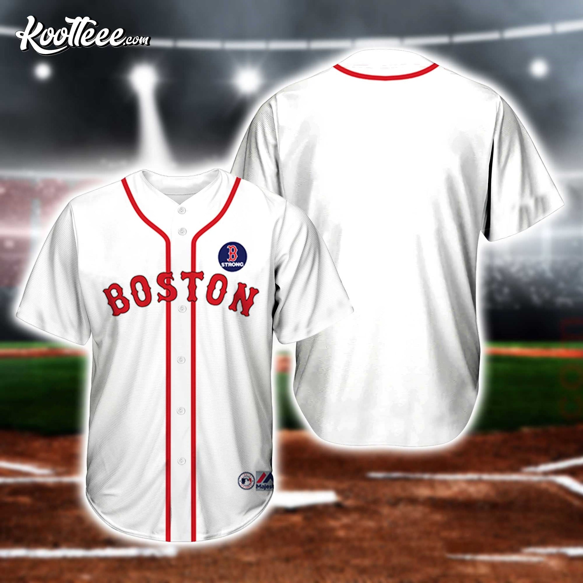 Boston Red Sox MLB Baseball Jersey baseball jersey product view 1