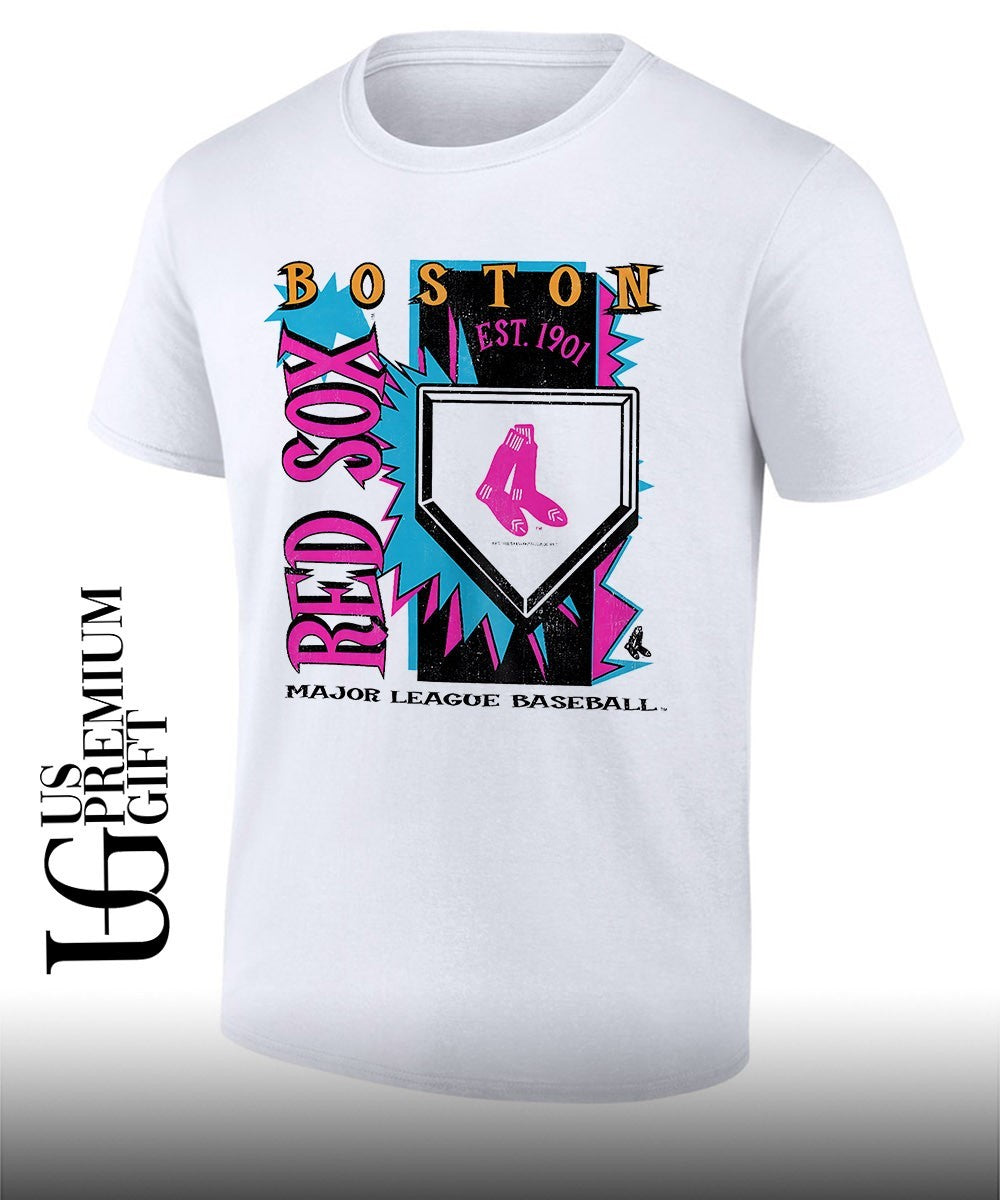 Boston Red Sox Major League baseball since 1901 Cooperstown Neon shirt Unisex T-shirt, Sweatshirt, Hoodie, Long Sleeve Tee - T-Shirt, Sweatshirt, Hoodie