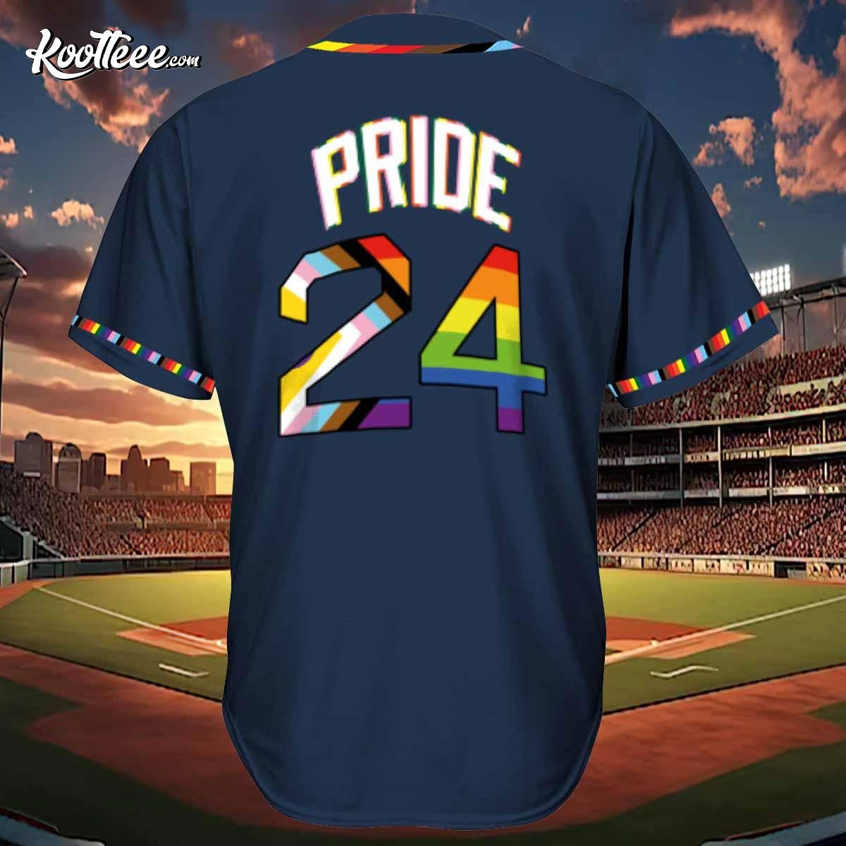 Boston Red Sox Pride Gift 2024 Baseball Jersey baseball jersey product view 2