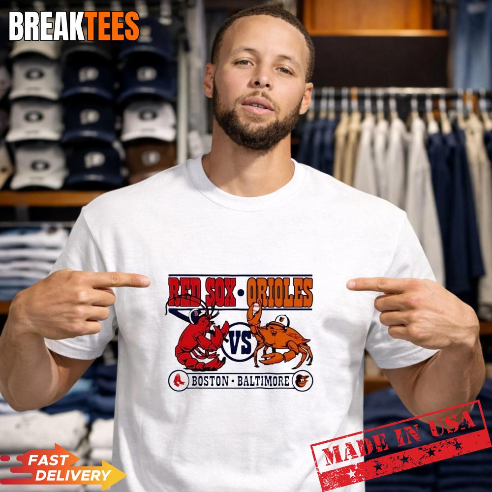 Boston Red Sox Vs Baltimore Orioles Mascot Baseball 2026 Shirt Unisex T-shirt, Sweatshirt, Hoodie, Long Sleeve Tee - T-Shirt, Sweatshirt, Hoodie