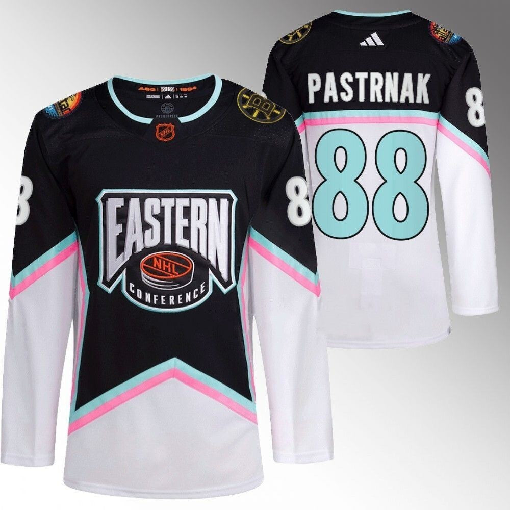 Boston Bruins David #88 Pastrnak Black 2023 NHL All-Star Eastern Conference Jersey Hockey Jersey hockey jersey product view 1