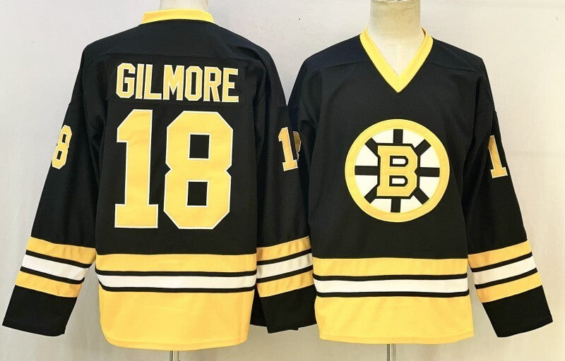 Boston Bruins #18 Happy Gilmore Hockey Jersey hockey jersey product view 1