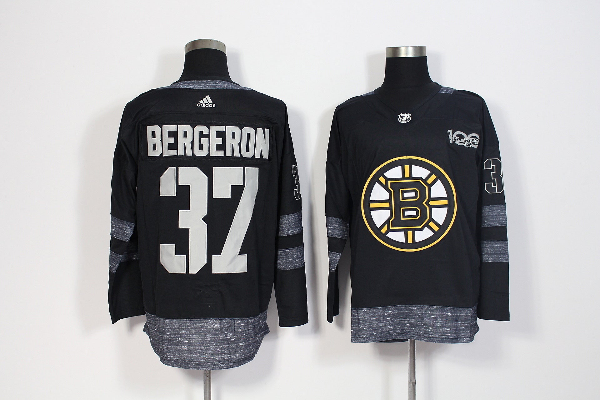 Boston Bruins #37 Patrice Bergeron Hockey Jersey hockey jersey product view 1