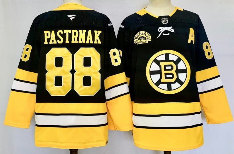 Boston Bruins #88 David Pastrnak Style 3 Hockey Jersey hockey jersey product view 1