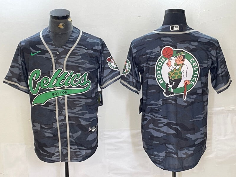 Boston Celtics Celtics Collaboration Style 10 Basketball Jersey basketball jersey product view 1
