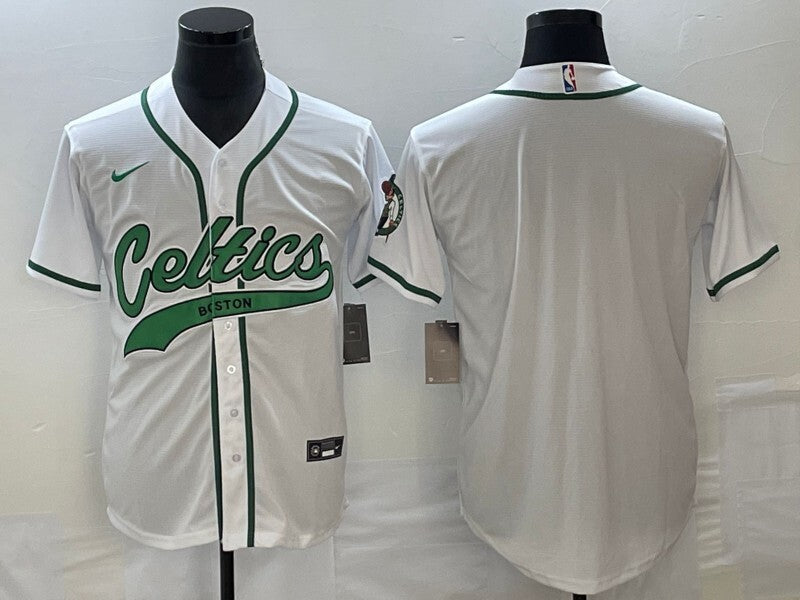 Boston Celtics Celtics Collaboration Style 21 Basketball Jersey basketball jersey product view 1
