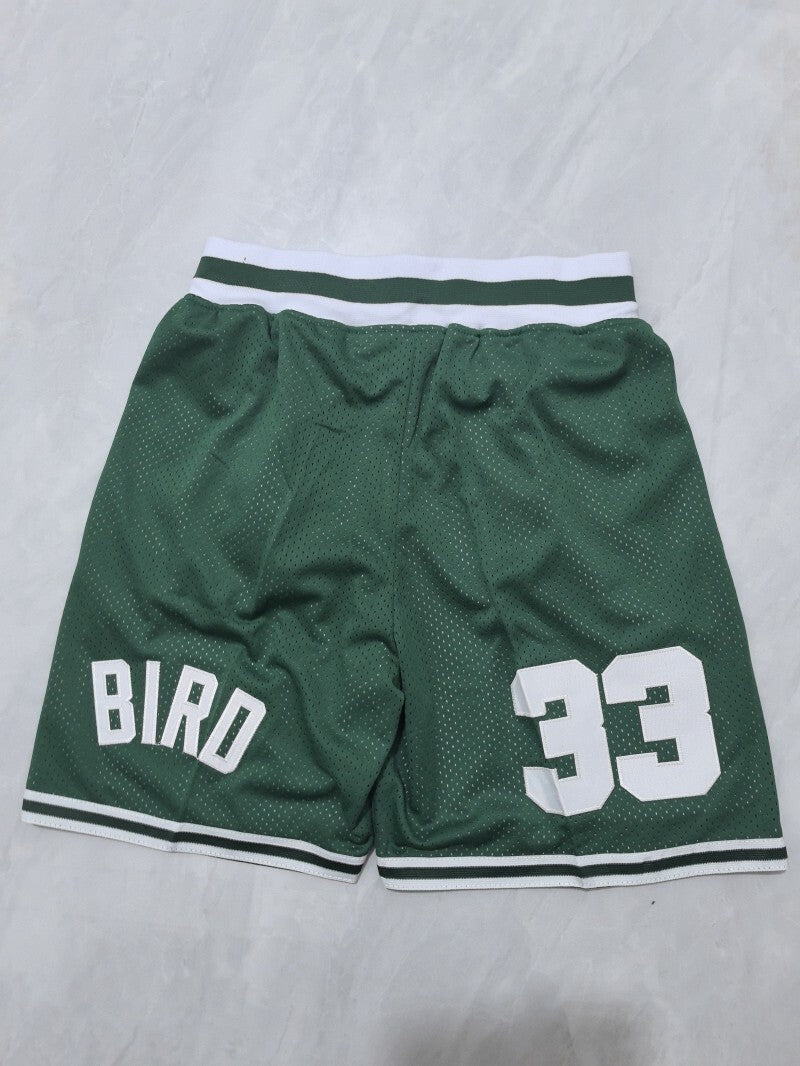 Boston Celtics Celtics Green Retro Shorts Style 3 Basketball Jersey basketball jersey product view 1