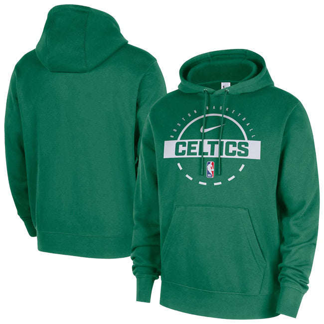 Boston Celtics Green 2025 26 Practice Club Pullover Hoodie Basketball Jersey basketball jersey product view 1