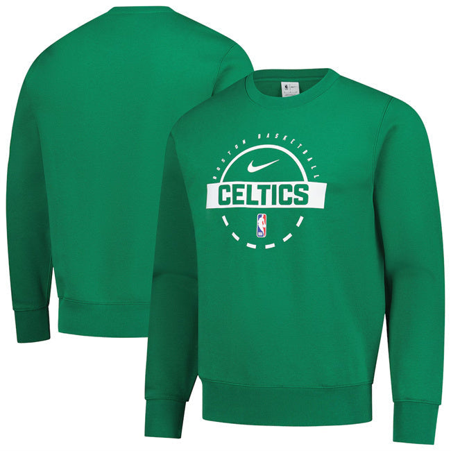 Boston Celtics Green 2025 26 Practice Club Sweatshirt Basketball Jersey basketball jersey product view 1