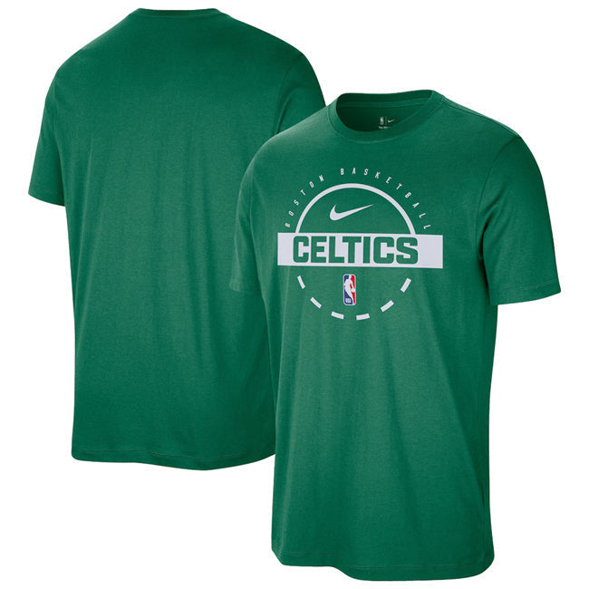 Boston Celtics Kelly Green Practice T-Shirt Basketball Jersey basketball jersey product view 1