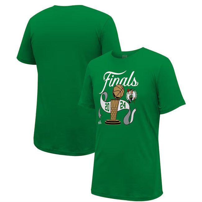 Boston Celtics Kelly Green Stadium Essentials 2024 Finals T-Shirt Basketball Jersey basketball jersey product view 1