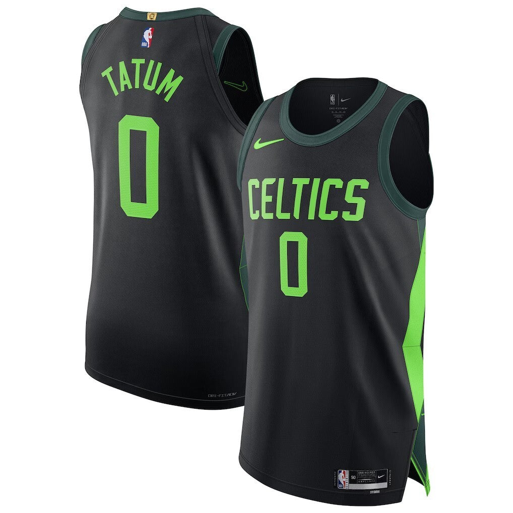 Boston Celtics #0 Jayson Tatum 202425 Authentic Player Jersey - City Edition - Black Basketball Jersey basketball jersey product view 1