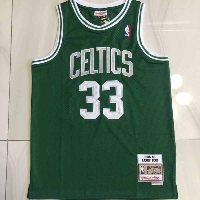 Boston Celtics #33 Bird Authentic jersey green Style 6 Basketball Jersey basketball jersey product view 1