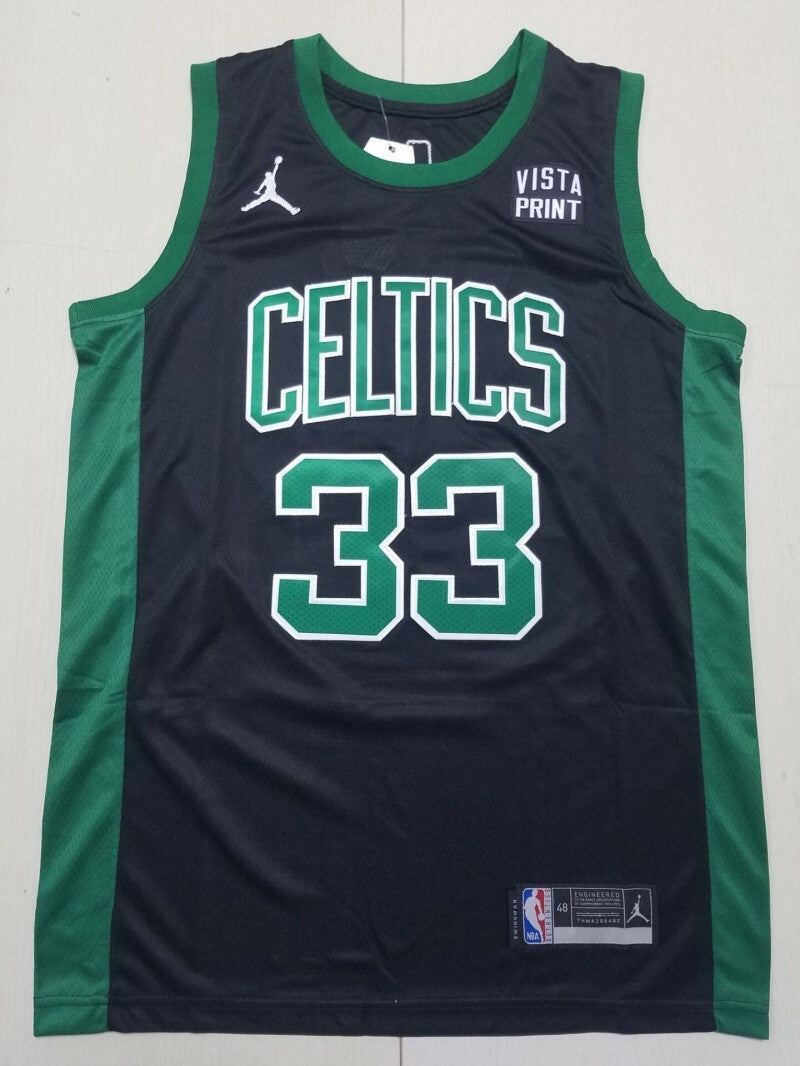 Boston Celtics #33 Larry Bird Celtics 33 Black s-xxl Style 2 Basketball Jersey basketball jersey product view 1