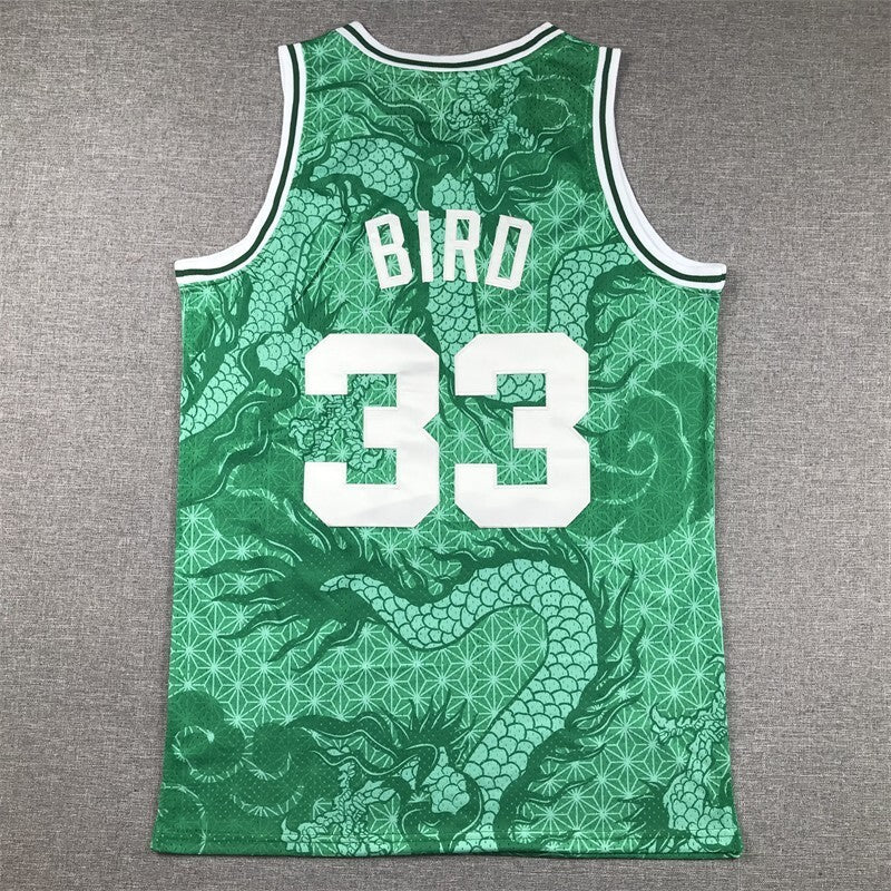 Boston Celtics #33 Larry Bird Celtics 33 Year of Dragon Limited s-xxl Style 1 Basketball Jersey basketball jersey product view 1