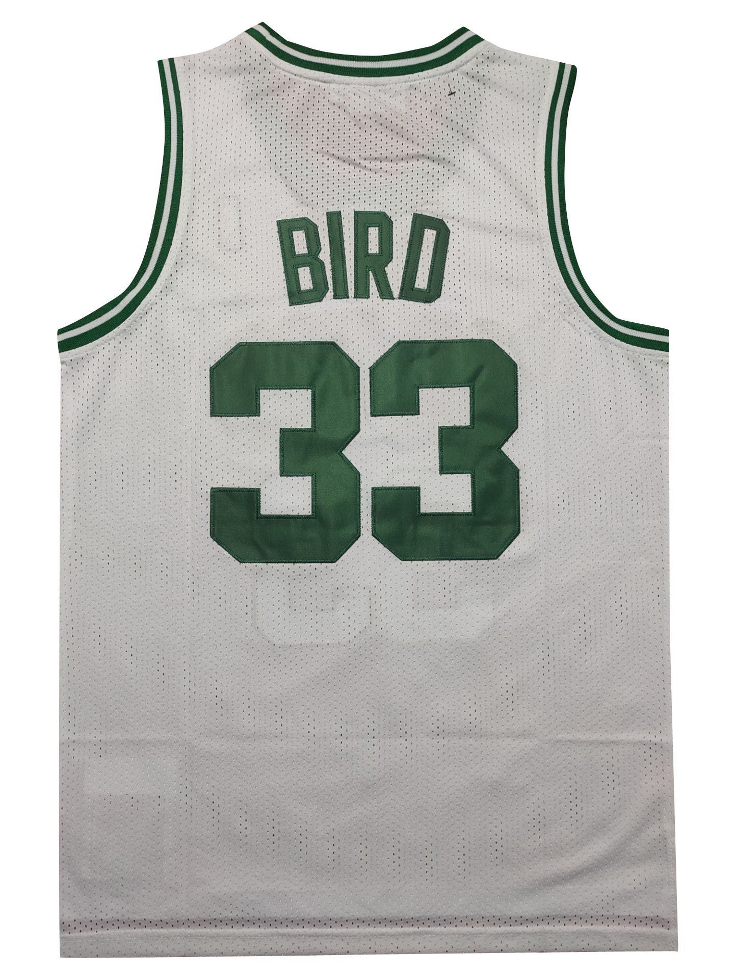 Boston Celtics #33 Larry Bird Celtics 33 # Bird 1985-86 Retro White Jersey Style 4 Basketball Jersey basketball jersey product view 1