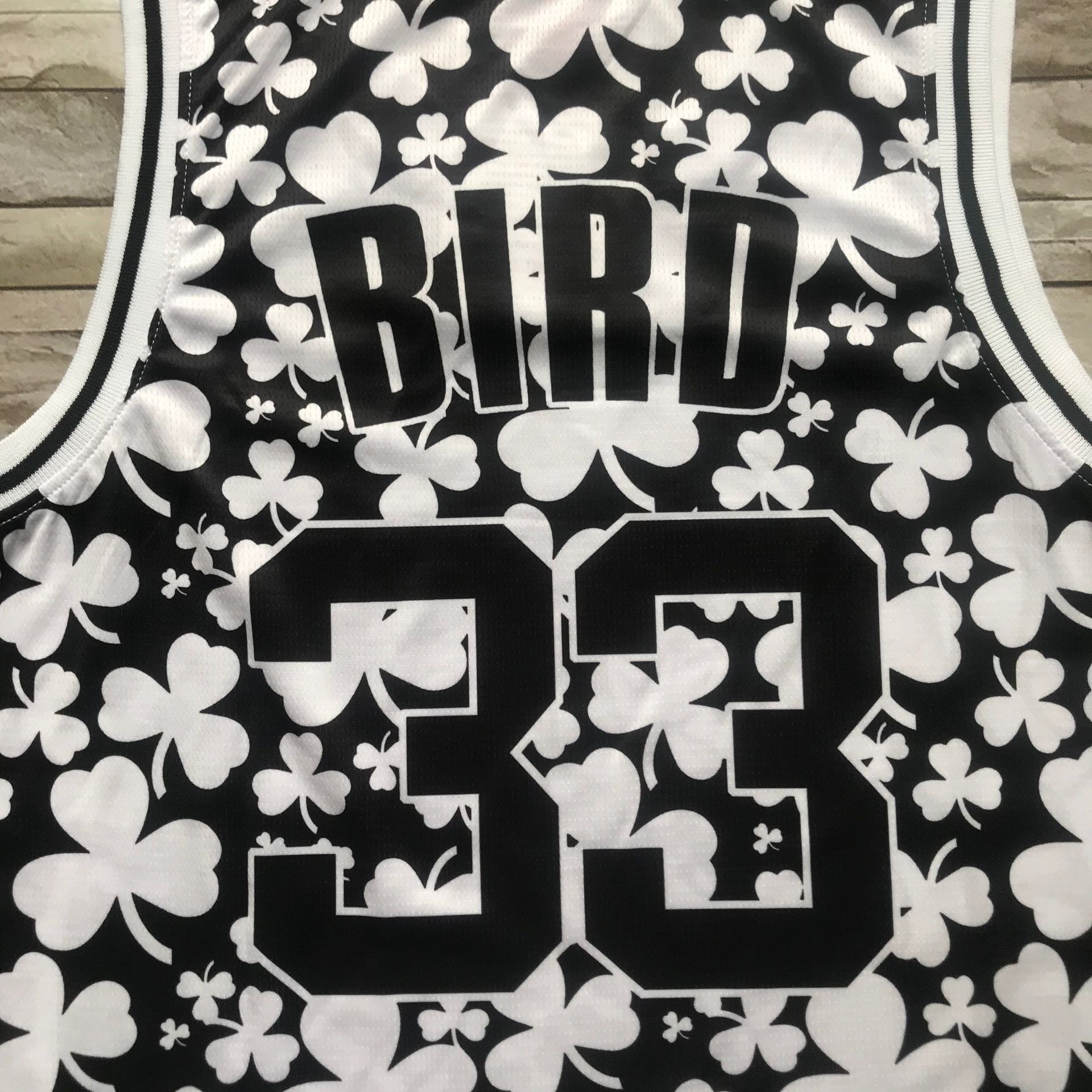 Boston Celtics #33 Larry Bird Celtics 33 # Bird Green S-XXL Size Style 1 Basketball Jersey basketball jersey product view 1