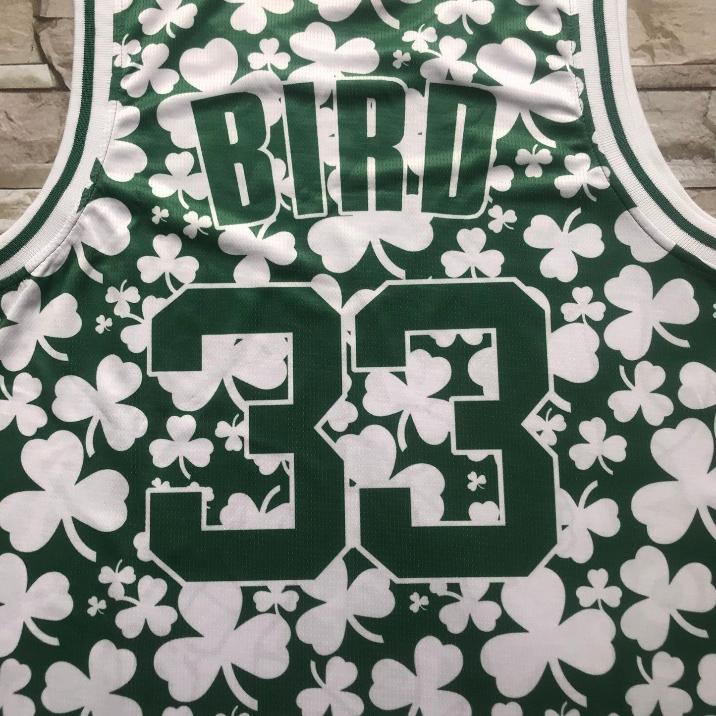 Boston Celtics #33 Larry Bird Style 4 Basketball Jersey basketball jersey product view 1