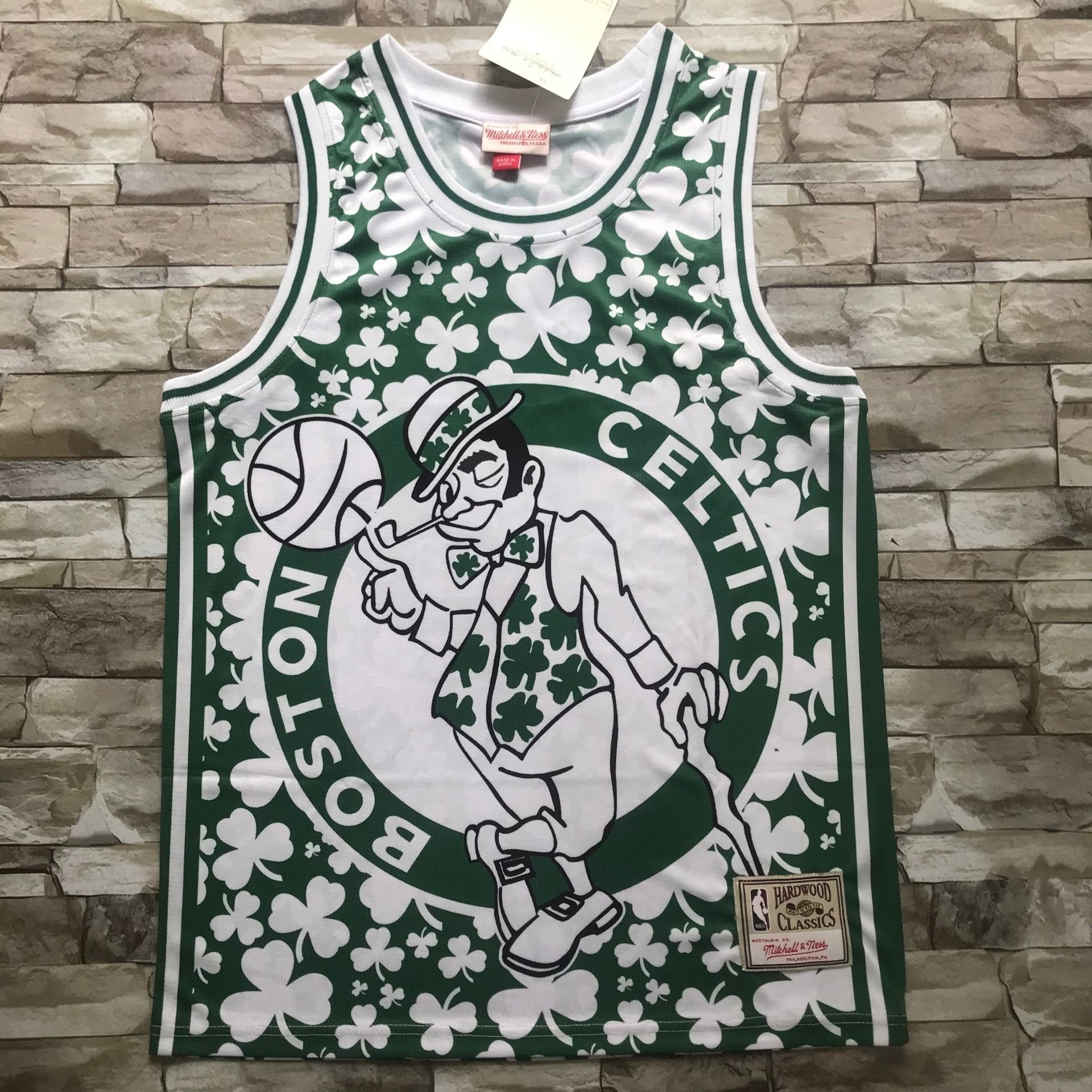 Boston Celtics #33 Larry Bird Style 5 Basketball Jersey basketball jersey product view 1