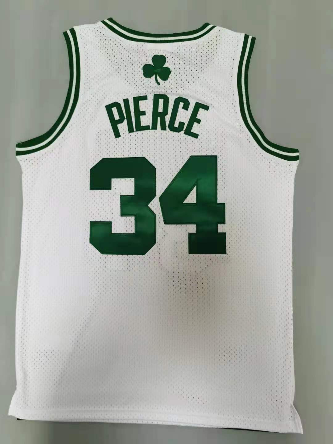 Boston Celtics #34 Paul Pierce Celtics 34# Retro - White Style 1 Basketball Jersey basketball jersey product view 1