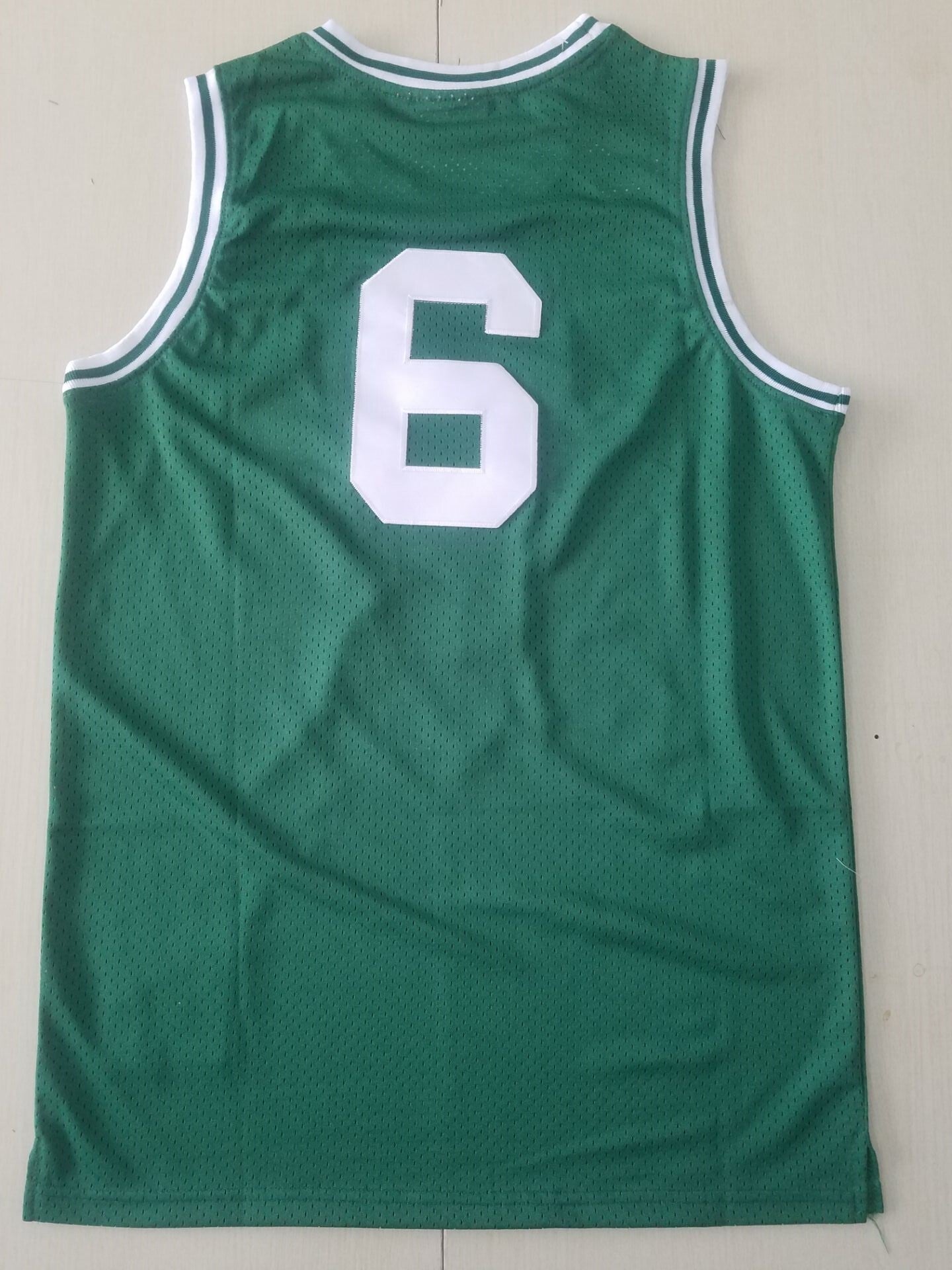 Boston Celtics #6 Bill Russell Celtics 0 Green S-XXL Style 1 Basketball Jersey basketball jersey product view 1