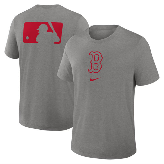 Boston Red Sox Grey Early Work Tri-Blend Dri-FIT T-Shirt Baseball Jersey baseball jersey product view 1