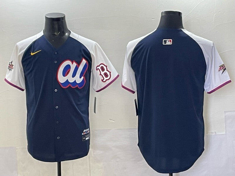Boston Red Sox Red Sox 25 All-Star Style 2 Baseball Jersey baseball jersey product view 1