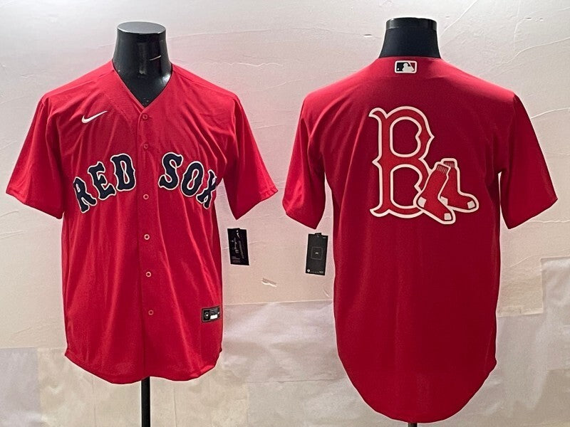 Boston Red Sox Red Sox Adult Style 3 Baseball Jersey baseball jersey product view 1