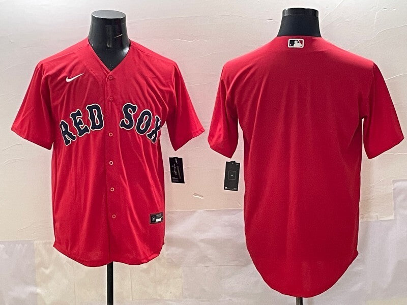Boston Red Sox Red Sox Adult Style 4 Baseball Jersey baseball jersey product view 1