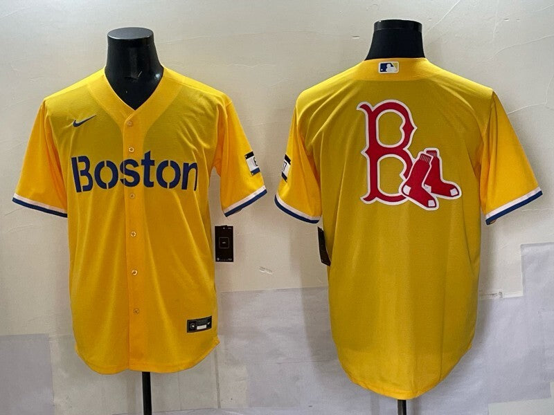 Boston Red Sox Red Sox City Adult Style 1 Baseball Jersey baseball jersey product view 1