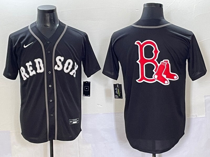 Boston Red Sox Style 1 Baseball Jersey baseball jersey product view 1