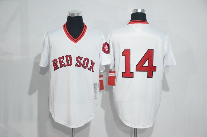 Boston Red Sox #14 Style 2 Baseball Jersey baseball jersey product view 1